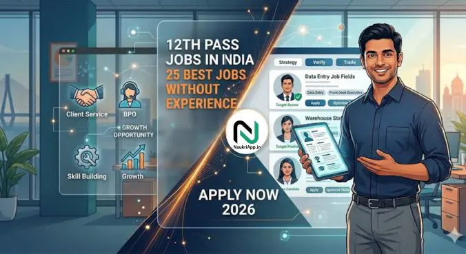 12th Pass Jobs in India – 25 Best Jobs Without Experience